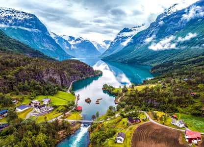 Bellezas de Noruega fin Oslo